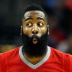 NBA – Harden marque un énorme panier face à Wall… devant un invité de marque !