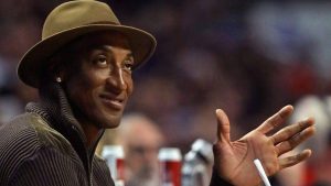 NBA – Scottie Pippen tacle Phil Jackson