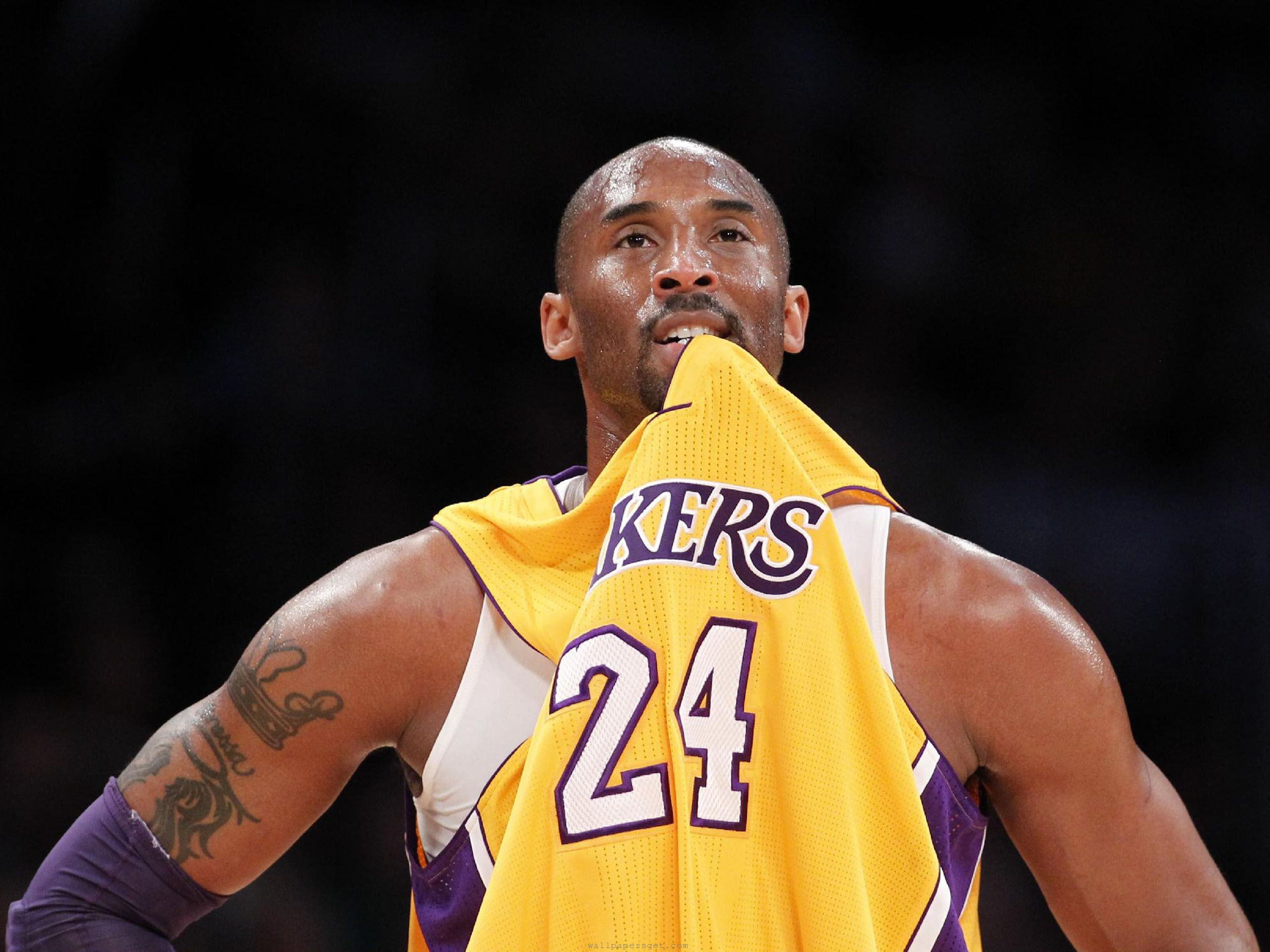 Kobe Bryant sous le maillot des Lakers