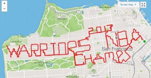 NBA – Insolite : Quand un runner félicite les Warriors sur son application Strava
