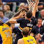 NBA – Les Français de la nuit : Rudy Gobert détruit les Lakers, Joffrey Lauvergne réalise un match complet !