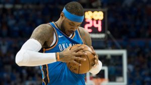 Insolite – Le vilain langage de Carmelo Anthony sur chaque rebond !