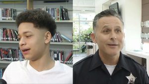 Insolite – Le magnifique geste d&rsquo;un policier américain avec un jeune de 15 ans !