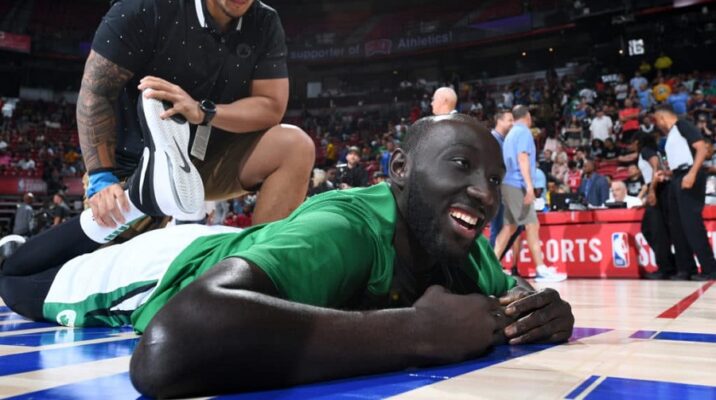 tacko fall travaille son pick and roll