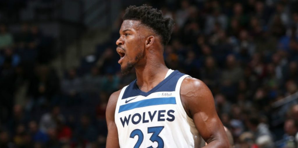 Jimmy Butler sous le maillot des Wolves