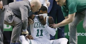 NBA – Fracture mineure au visage pour Kyrie Irving