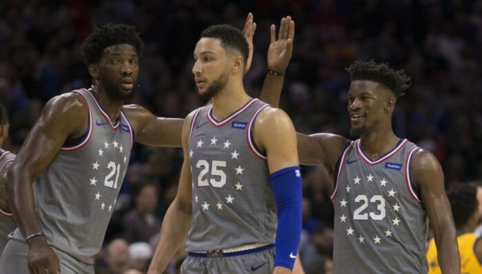 joel embiid ben simmons jimmy butler philadelphie philadelphia sixers