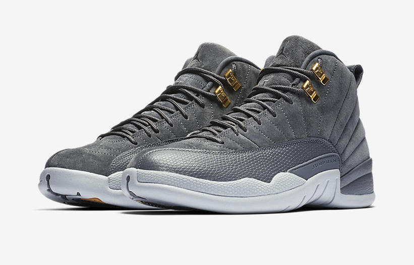 nike air jordan 12 dark grey