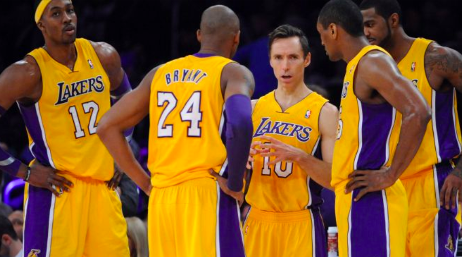 los angeles lakers 2012 2013 kobe bryant dwight howard ron artest steve nash