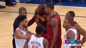NBA – Frank Ntilikina s&rsquo;exprime sur son altercation avec LeBron James