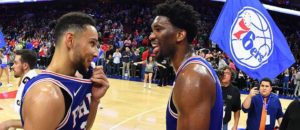 NBA – La réaction de Joel Embiid au tir à 3-points de Ben Simmons