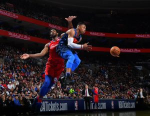 NBA – OKC l’emporte après 3 OT à Philadelphie, Houston sans problème face aux Spurs