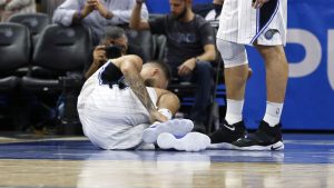 NBA – Touché à la cheville, Evan Fournier rejoint l&rsquo;infirmerie