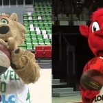 Insolite – Les mascottes de l’ASVEL et Bourg-en-Bresse lancent le derby avant l’heure !