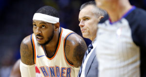 NBA – Carmelo Anthony et Billy Donovan en colère contre l&rsquo;arbitrage