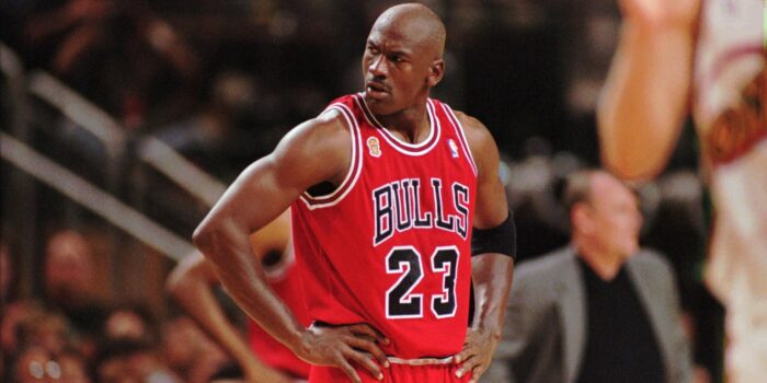 Michael Jordan sous le maillot des Bulls