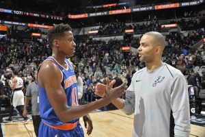 NBA – Frank Ntilikina a fait très bonne impression à Gregg Popovich