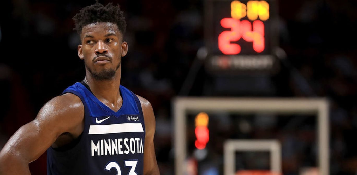 Jimmy Butler sous le maillot des Wolves