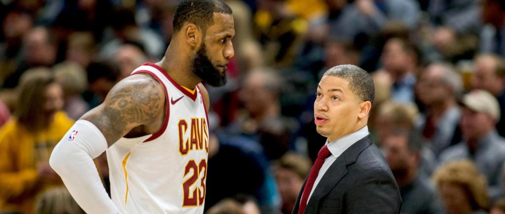 Tyronn Lue et LeBron James à l'époque des Cavs