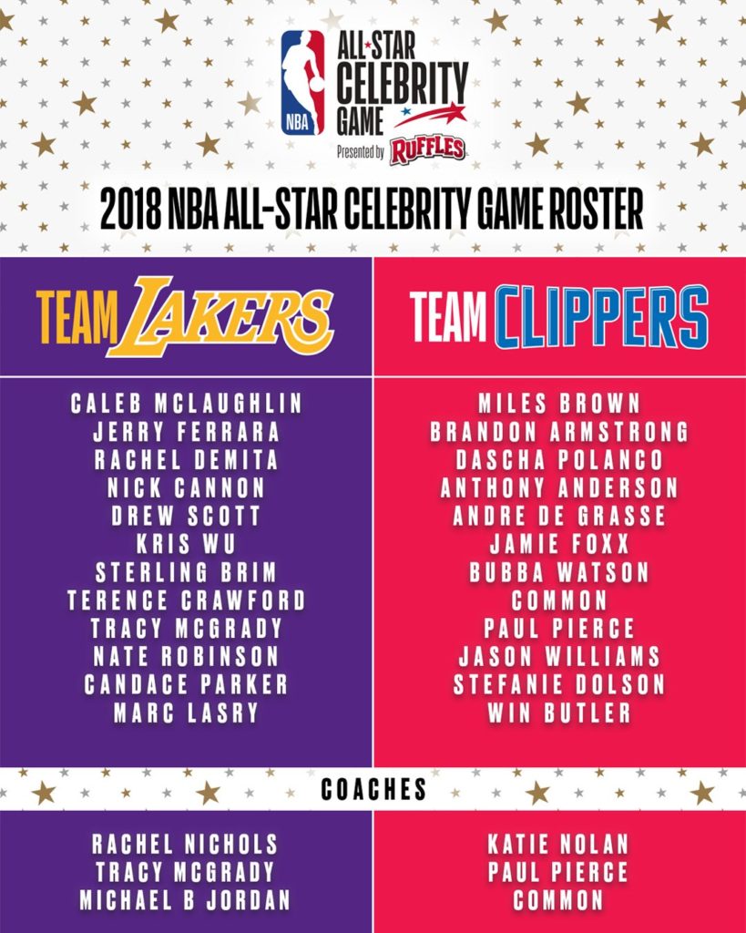 NBA Le Celebrity Game annonce ses rosters et sa folle nouveauté