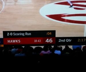NBA – Insolite : A Atlanta, on célèbre les runs de 2-0…