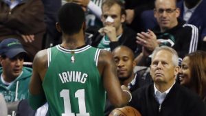 NBA – Danny Ainge n&rsquo;est pas inquiet par la blessure de Kyrie Irving