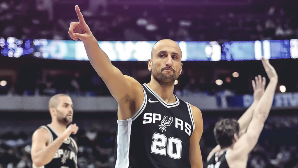 NBA Manu Ginobili aux Spurs