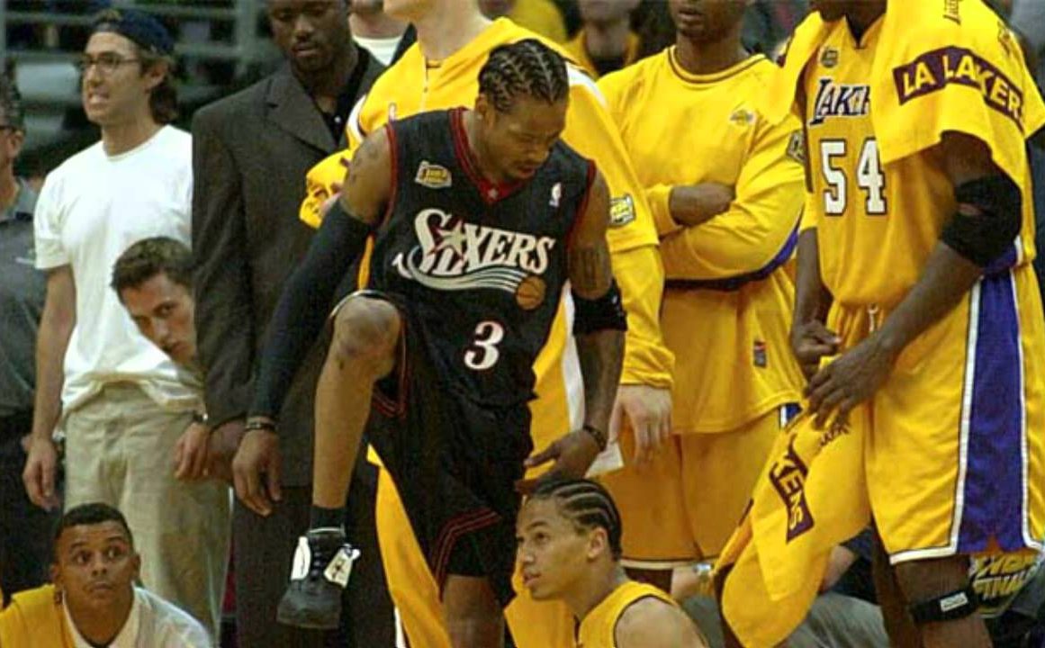 Allen Iverson Tyronn Lue Step Over 2001