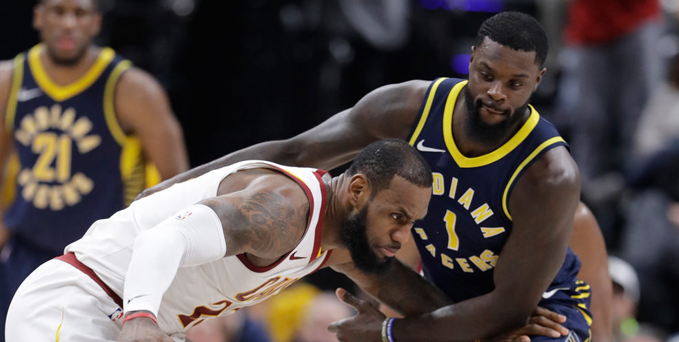 LeBron James et Lance Stephenson