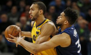 NBA – Les Français de la nuit : Rudy Gobert solide chez les Wolves, victoire importante de Tony Parker & Joffrey Lauvergne contre Houston !