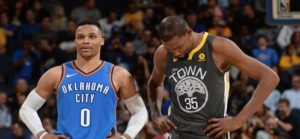 NBA – Un comédien blague sur Kevin Durant, Russell Westbrook explose de rire