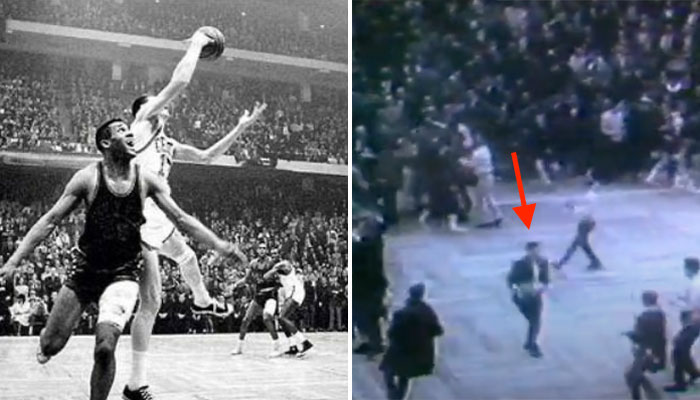 John Havlicek Stole the ball 1965