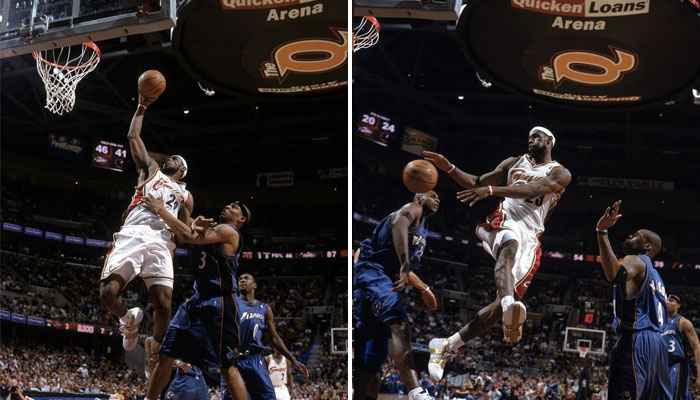 LeBron James premier match en playoffs 2006