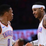 NBA – Carmelo Anthony pas dérangé par le voleur de rebonds Westbrook