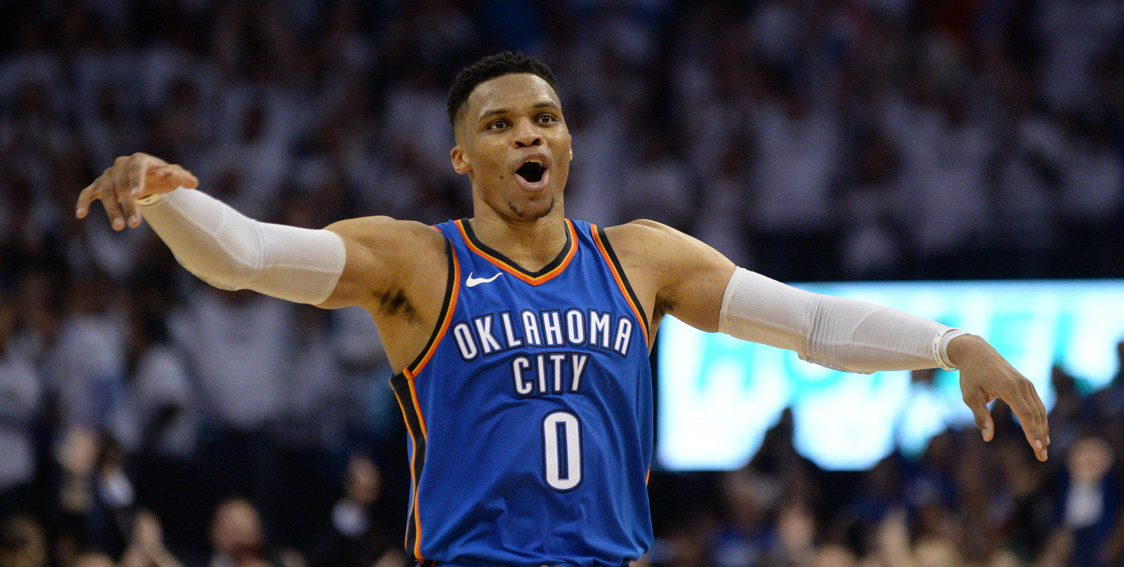 Russell Westbrook sous le maillot du Thunder