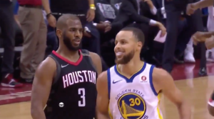 NBA – Chris Paul claque un 3 points sur Steph Curry… Et lui sort le shimmy !