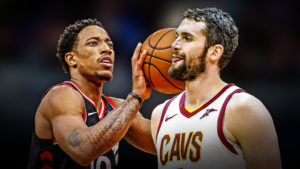 NBA – Vidéo : La lutte musclée entre DeMar DeRozan et Kevin Love