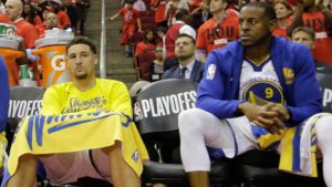 NBA – Warriors : Andre Iguodala et Klay Thompson incertains pour le match 5