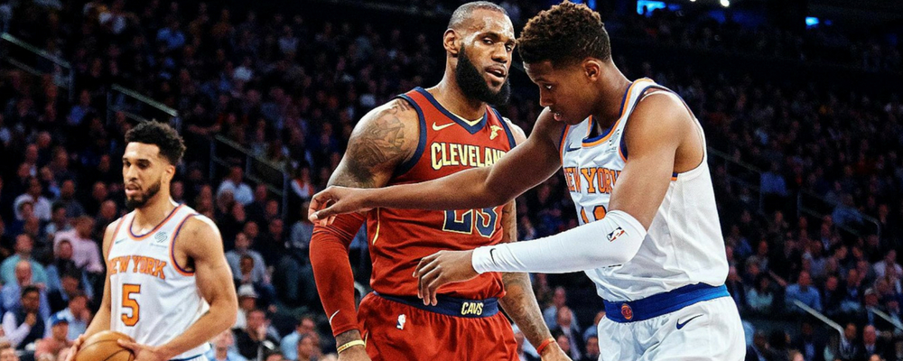 NBA - Frank Ntilikina raconte son accrochage avec LeBron : "Je n'avais pas vu que c'était lui"