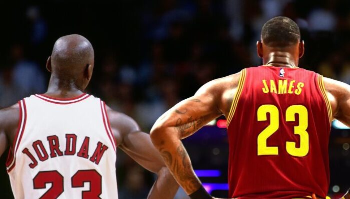 Michael Jordan et LeBron James sont souvent inclus dans le fameux débat du GOAT