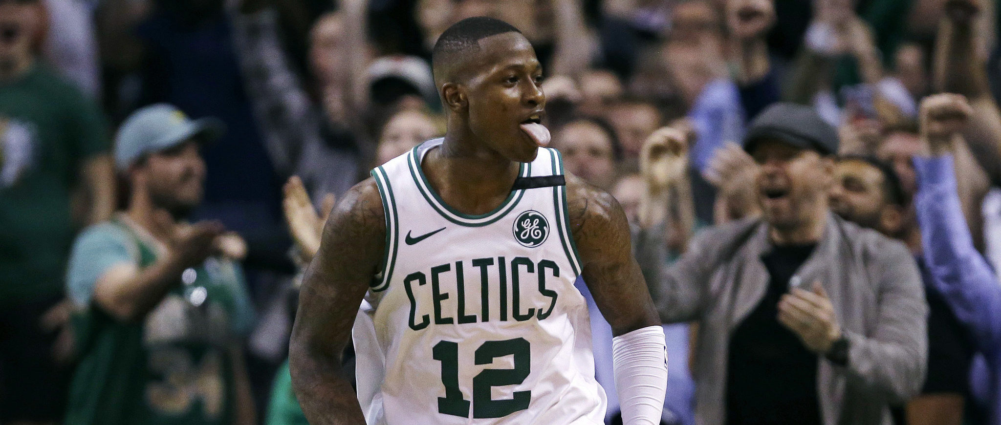 Terry Rozier sous le maillot des Celtics