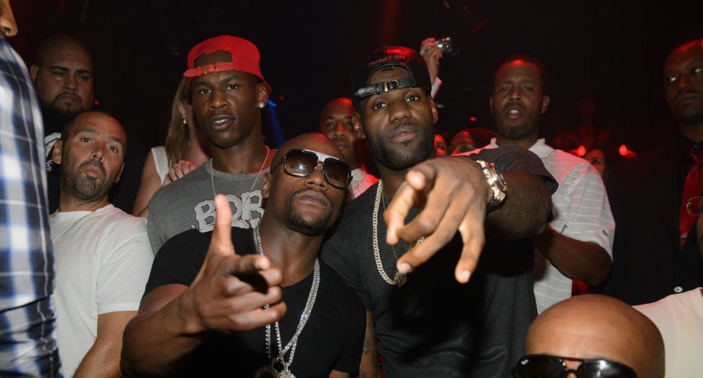 Floyd Mayweather et LeBron James