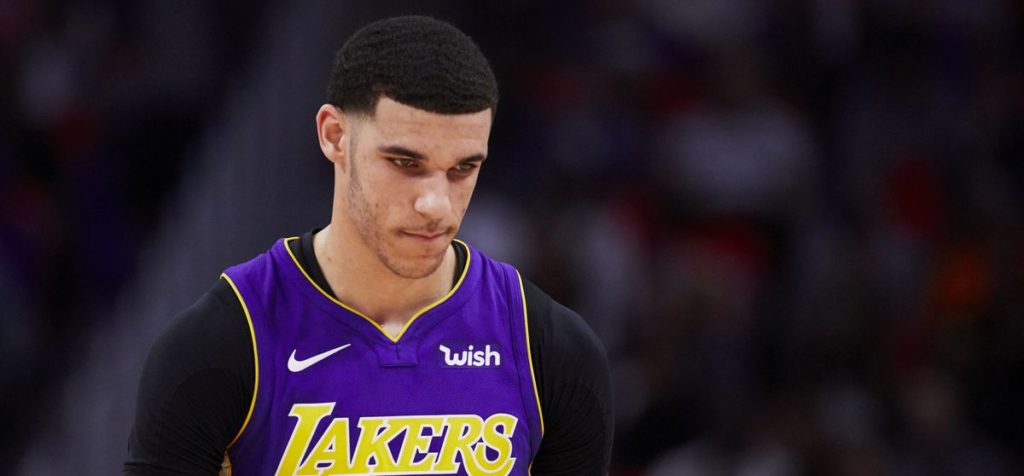 Lonzo Ball sous le maillot des Lakers