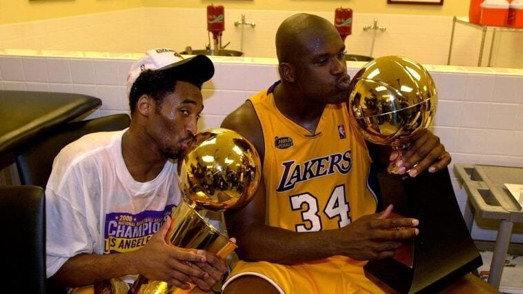 Kobe Bryant Shaquille O'Neal titre NBA 2003