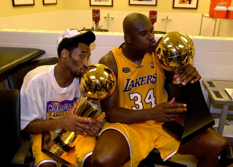 Kobe Bryant Shaquille O'Neal titre NBA 2003