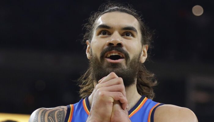 Steven Adams sous le maillot du Oklahoma City Thunder