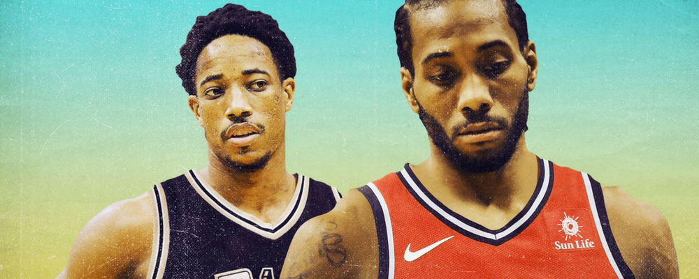 NBA - 5 scénarios possibles après le trade Kawhi Leonard/DeMar DeRozan