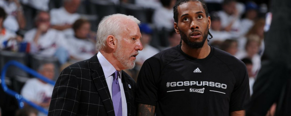 NBA - Gregg Popovich espère une destination où Kawhi Leonard sera "heureux"