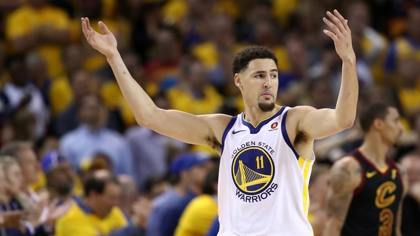 Klay Thompson sous le mailot des Warriors