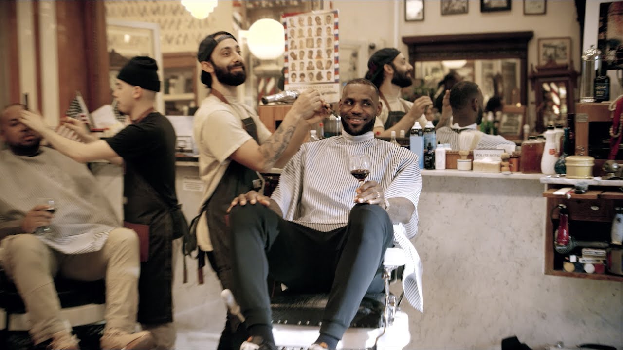 the shop with lebron